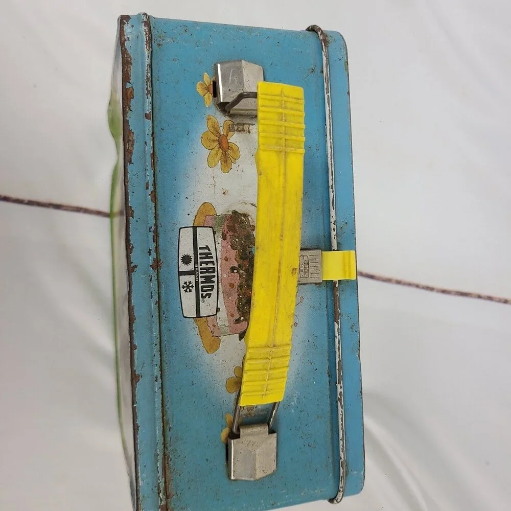 Vintage 1978‎ Wags 'N Whiskers Metal Lunch Box with NO Thermos